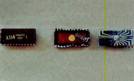 Содержание золота в микросхеме К 556