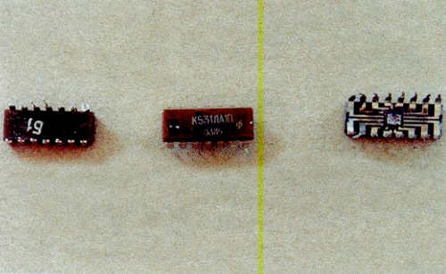 Содержание золота в микросхеме К531